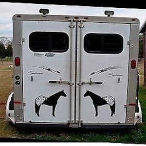 2 Large 12.5&quot;  Appaloosa Horse Stickers Mirrored  Decal Appalossa Horse *C790*
