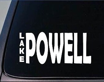Lake Powell Sticker *G858* 8" Vinyl Fishing House Boat Utah Part River Cruise