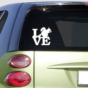 Squirrel Love 6&quot; Sticker *F192* Decal Squirrel Hunting Treedog Dogbox Cur Scope