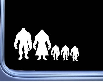 Bigfoot Family Sticker M308 8 Inch Decal sasquatch squatch yeti window