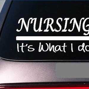 Nursing Sticker Decal *E369* Doctor Uniform Hospital Scrubs Shoes Nurse Rn Lpn