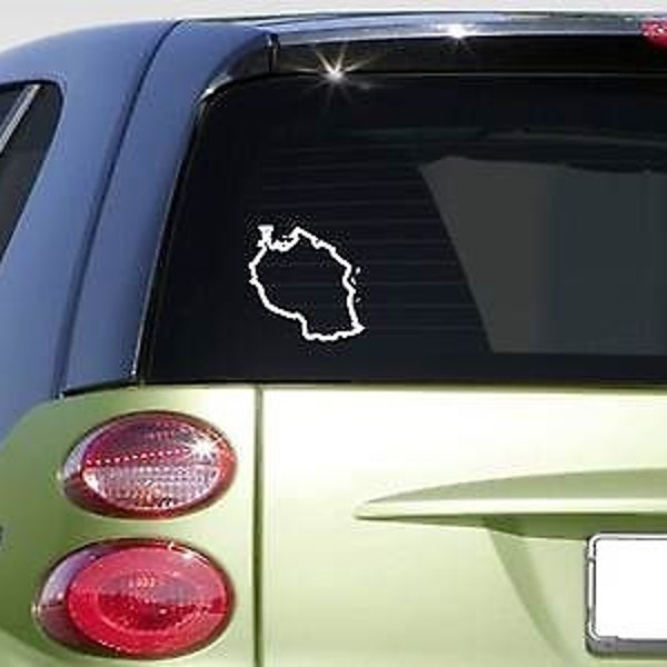 Tanzania 6" Sticker *E931* Country Decal Outline Pride Capital City State