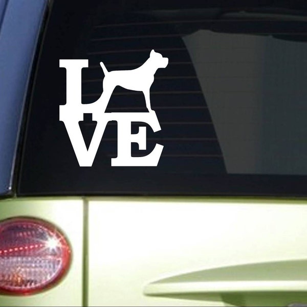 Cane Corso Love *I963* 6x6 inch dog Sticker decal