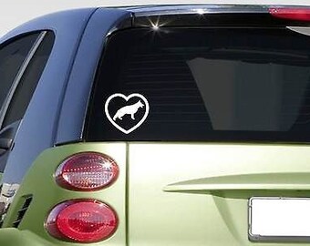 Heart German Shepherd *F352* Sticker Decal Schutzhund Gsd