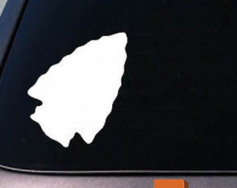 Arrow Head 6" Sticker Decal End Of Trail  Mocassin Tomahawk Buffalo *D665*