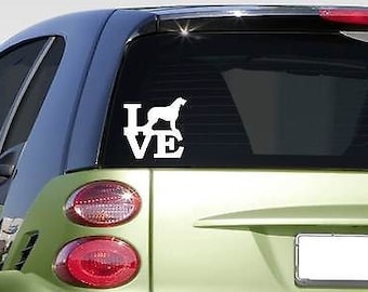 Irish Wolfhound Love 6" Sticker *F244* Decal Leash Collar Bone Dog Breed