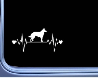 Dutch Shepherd Lifeline M320 8 inch Sticker Decal schutzhund dog k9 dutchie