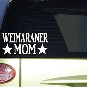 Weimaraner Mom *H892* 8 Inch Sticker Decal Quail Pointer Bird Hunting Vest