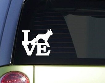 Frenchie Love 6" Sticker *F150* Decal French Bulldog Frenchy