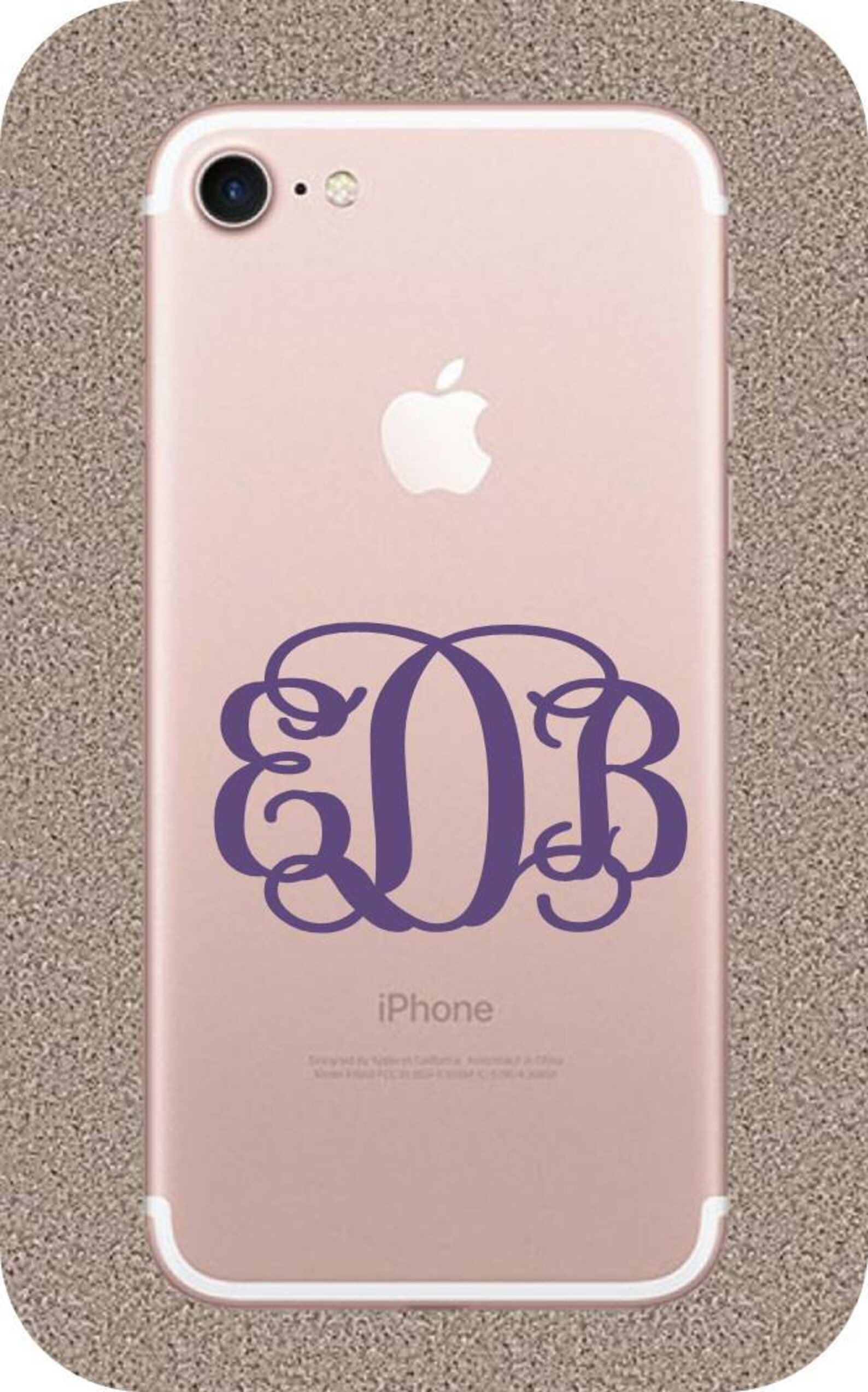 Monogram initials for iPhone iPhone Case Monogram iPhone 11 Etsy