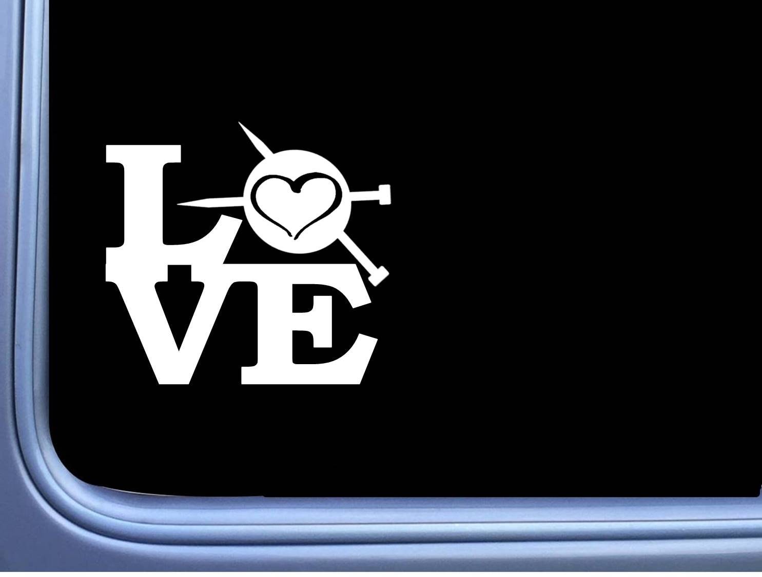 Knitting Love M363 6 Inch Sticker Decal Knit Yarn - Etsy