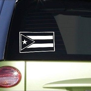 Puerto Rico Flag  *I089* 8&quot; Sticker Decal National Flag Symbol Puerto Rican