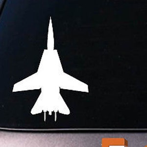 F-14  Fighter 6&quot; Sticker Window Vinyl Decal Pilot Fly Aircraft Jet Usa Bomber