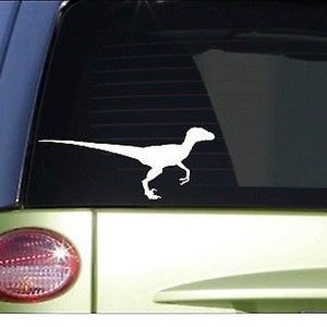 Velociraptor *I065* 8&quot; Sticker Decal Dinosaur Jurassic Fossil Bone