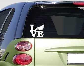 Pigeon Love 6" Sticker Decal *F446* Pigeons Rollers Tumblers Fancy