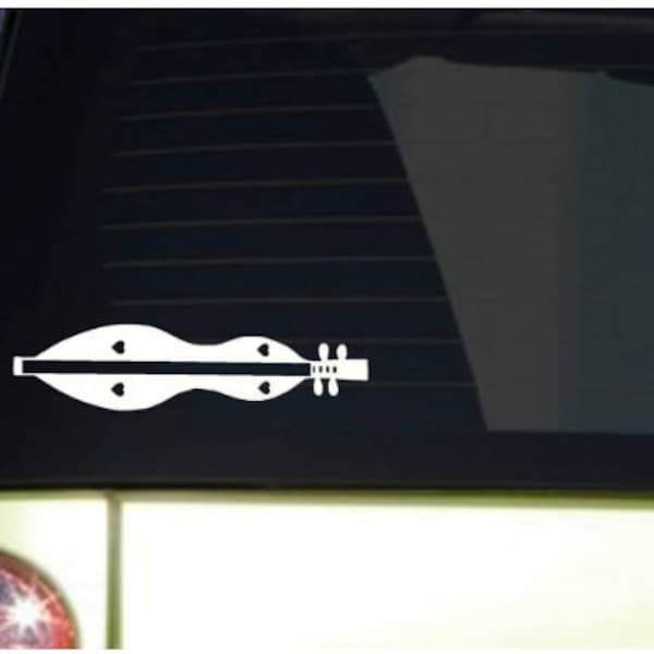 Dulcimer Sticker Mountain Dulcimer Decal Sticker