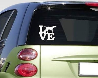 Pointer Love 6" Sticker *F203* Decal Bird Hunting English Pointer Pheasant Quail