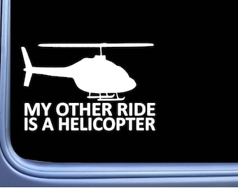 Helicopter My Other Ride 6" sticker J781 decal sticker pilot