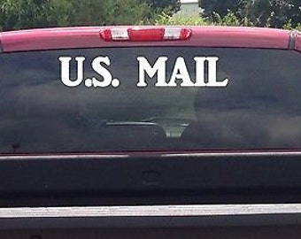 U.S. Mail *I080* 3.2" X 18" Sticker Decal Mail Carrier Mailman Post Office
