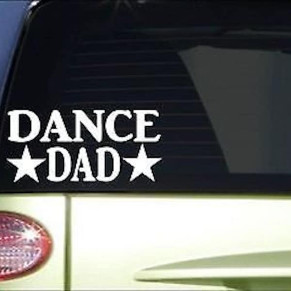 Dance Dad *H813* Sticker Decal Dancer Ballet Tap Dance Shoes Uniform Toto