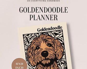 Golden Doodle Pet Planner | Stay Organized in Style with Your Favorite Pup