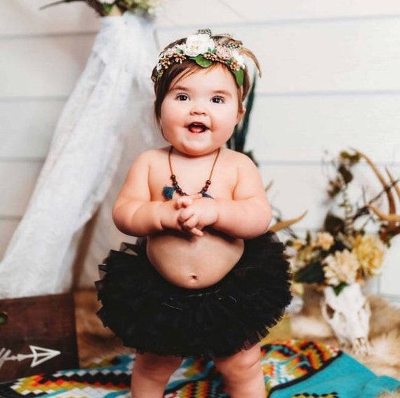 baby feather headband