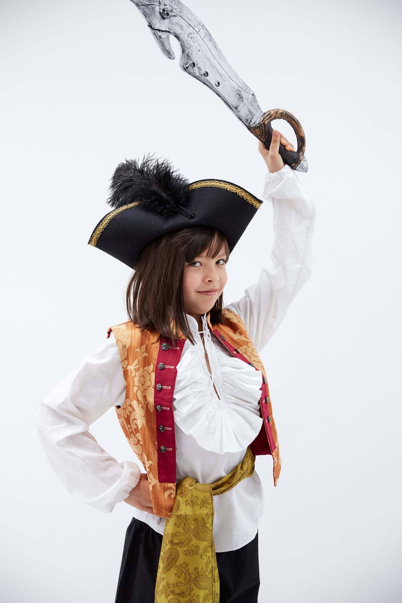 Kids Pirate Costume Bandana Boys Pirate Hat Accessories Pirate Princess Sash Pirate Head Scarf Captain Hook Bandana
