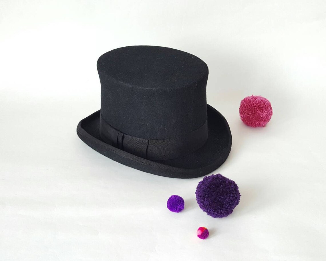 Ringmaster Top Hat Black Top Hat Kids Steampunk Hat | Etsy