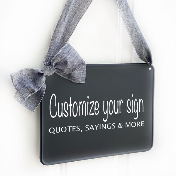 Hanging Chalkboard Sign Etsy