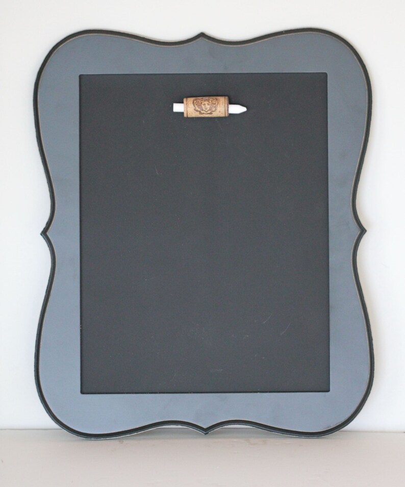 Framed Chalkboard 11 x 14 Distressed Black Etsy