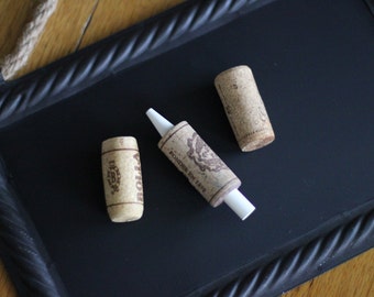 Wine Cork Chalk holder Magnets - Set of 3