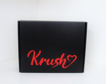 Krush Date Night Subscription Box | Valentine's Day Surprise Date Night Box | Couple Husband Wife Gift | Mystery Date Night Box