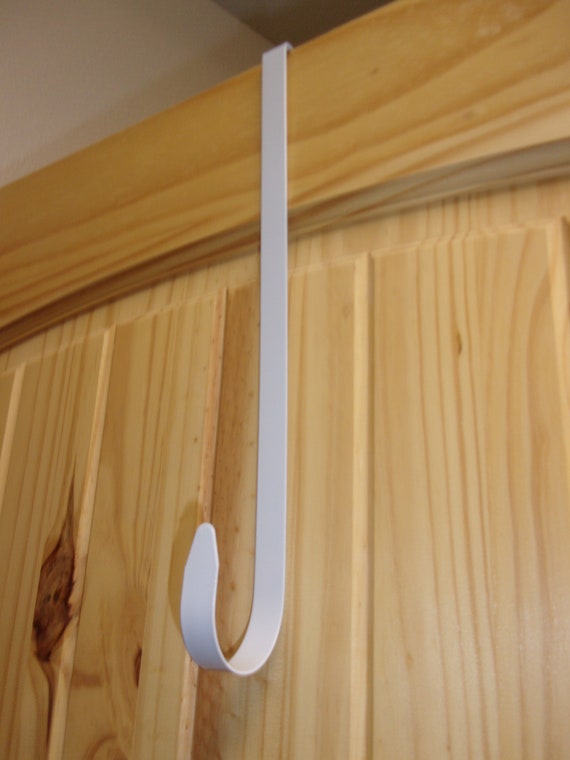 White Metal Wreath Hanger Over the Door Wreath Hanger White Wreath Hanger Wreath Hook Door Hook Hanger for Door Etsy