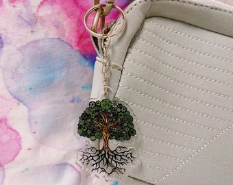 Tree Acrylic Keychain