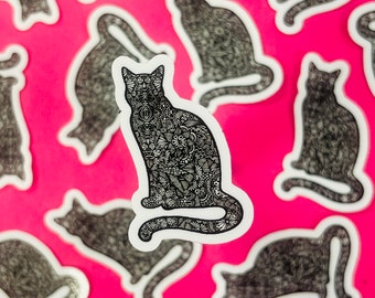 Mini Cat Sticker (WATERPROOF)