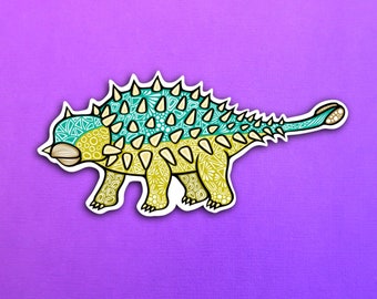 Ankylosaurus Dinosaur Sticker (WATERPROOF)