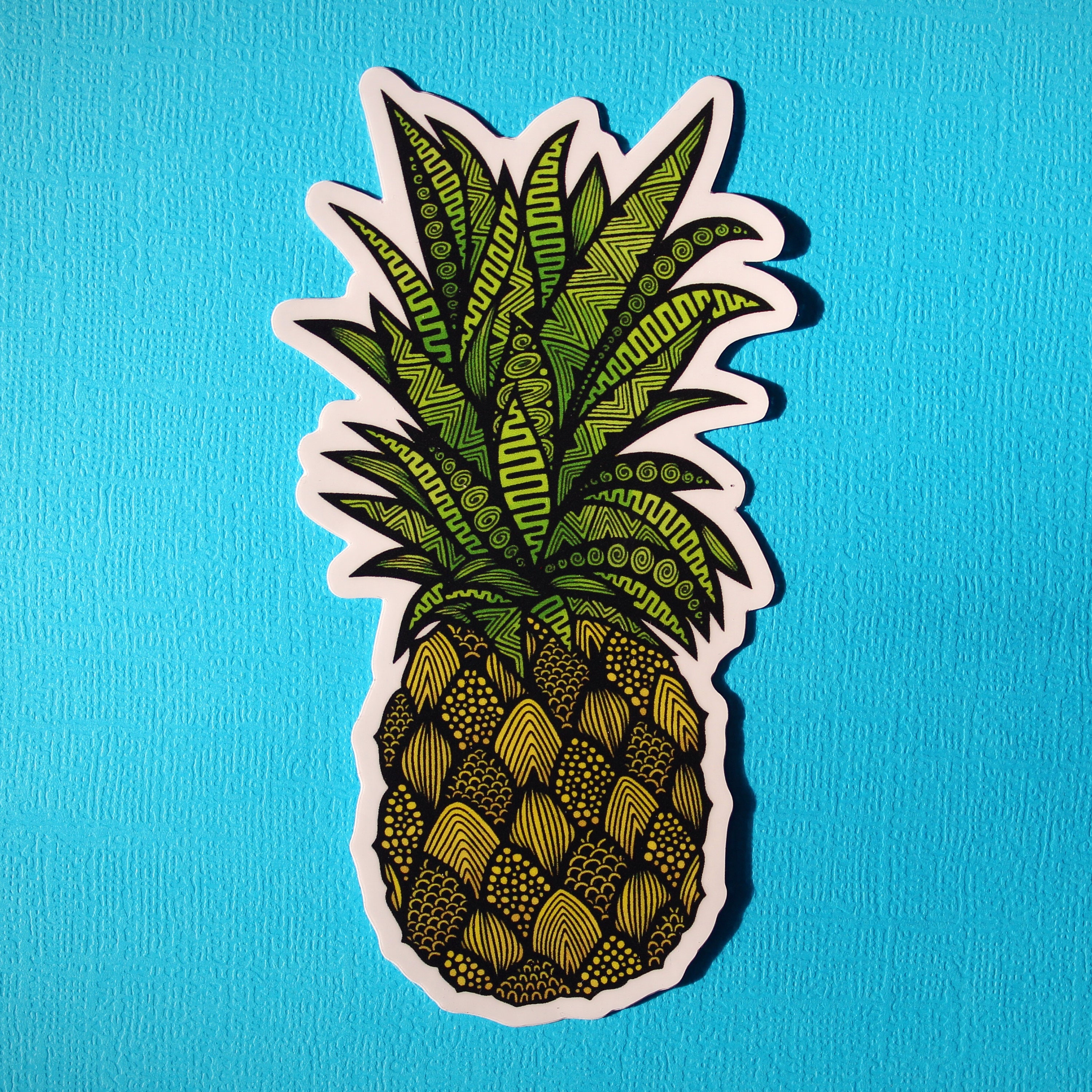 Pineapple Sticker (WATERPROOF)