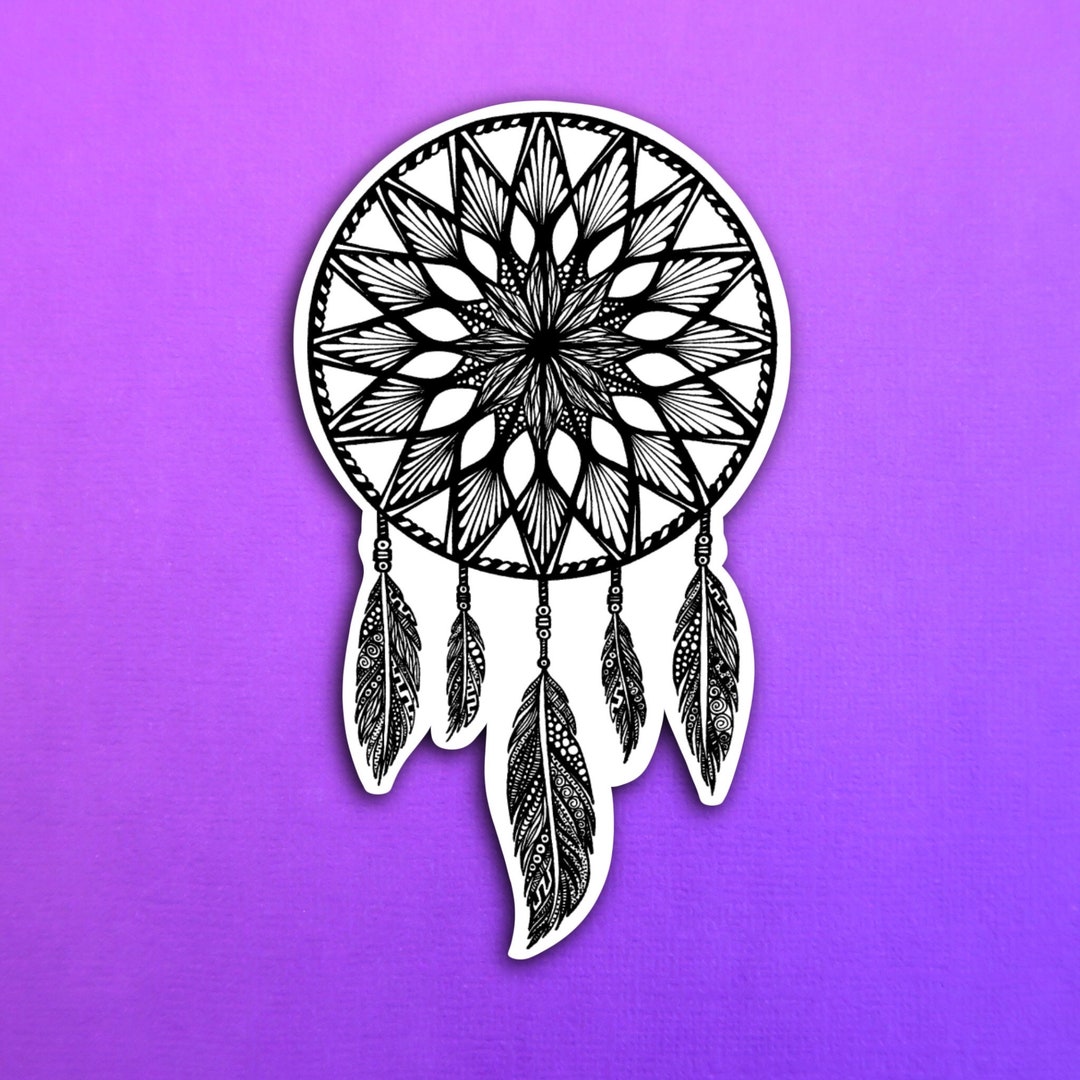 Dream Catcher Sticker WATERPROOF Etsy