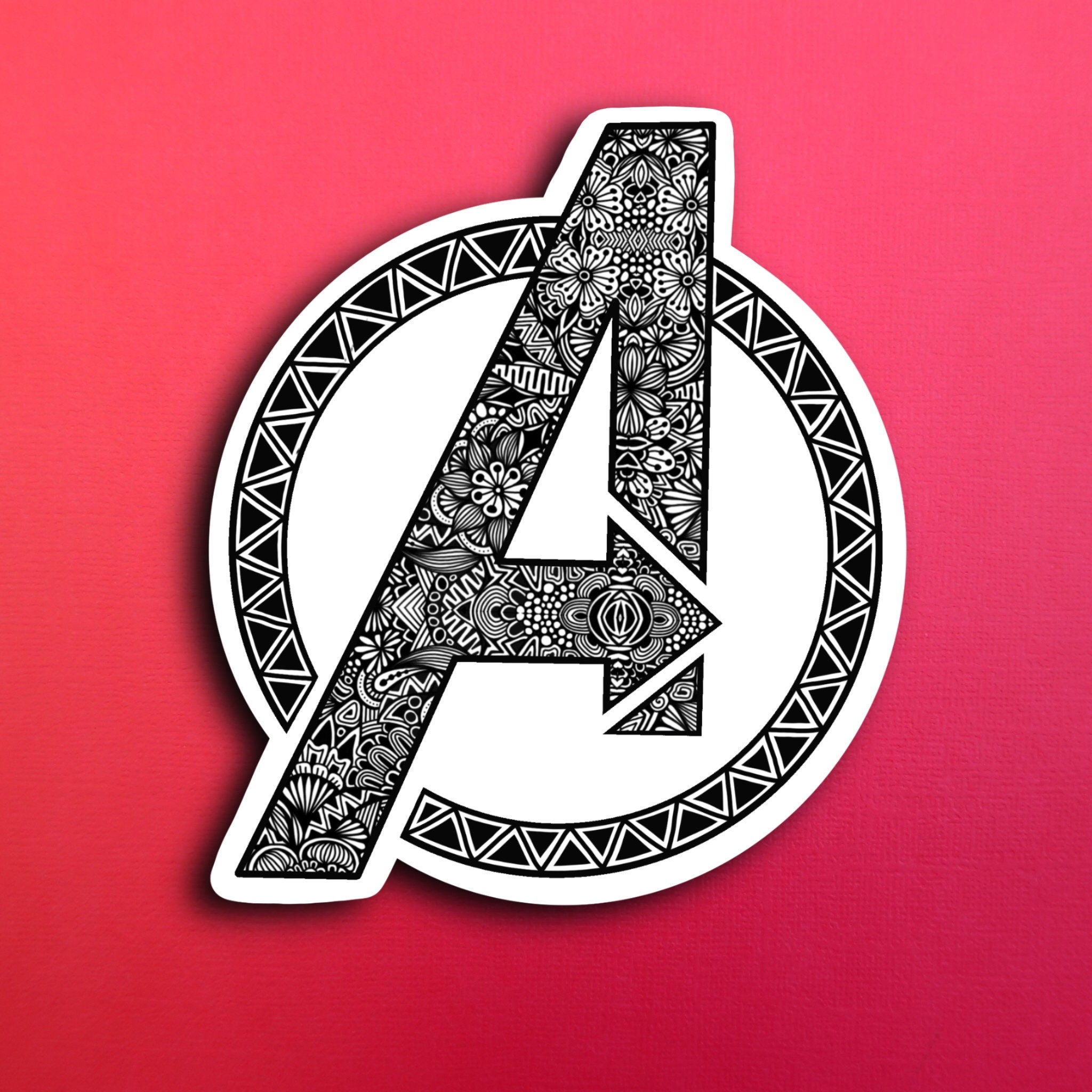 Avengers Sticker (WATERPROOF)