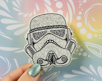 Misprinted Stormtrooper Sticker (WATERPROOF)