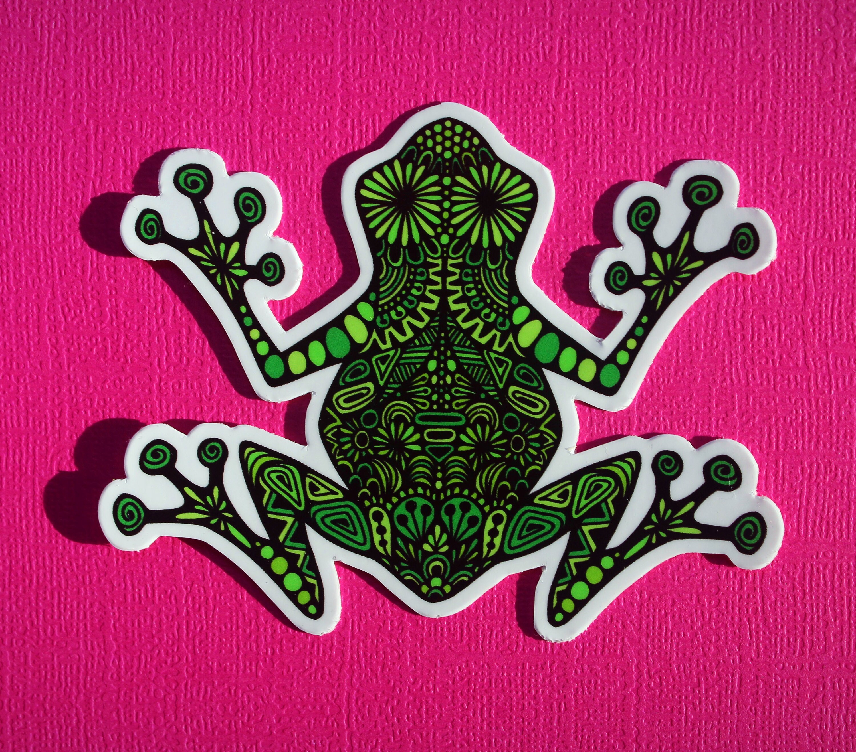 Frog Sticker (WATERPROOF)