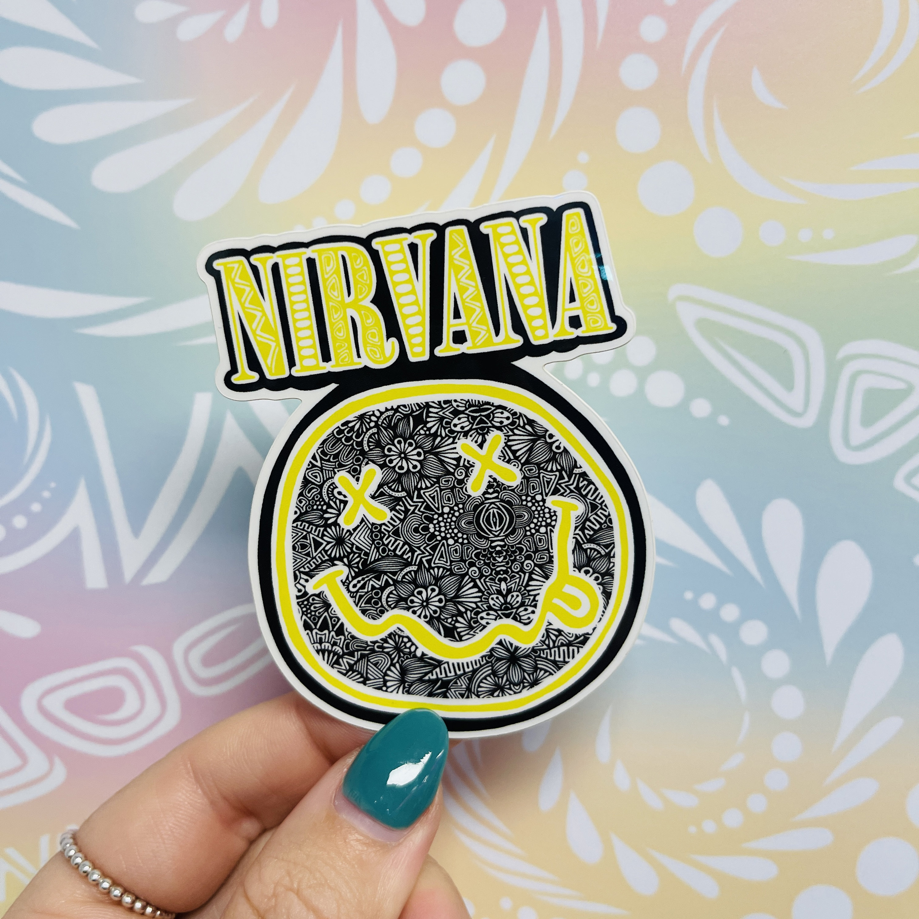 Misprinted Nirvana Sticker WATERPROOF 