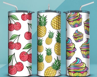 Food Tumbler (14 designs to choose from) 20oz