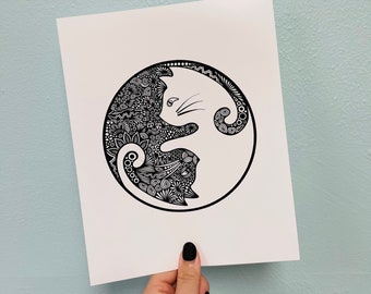 Yin Yang Print