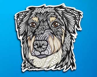 Odin the Dog Sticker (WATERPROOF)