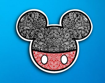 Red Mouse Sticker (WATERPROOF)