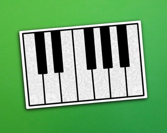 Piano Sticker (WATERPROOF)