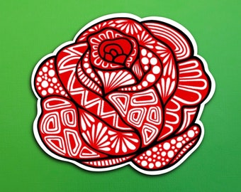 Rose Sticker (WATERPROOF)