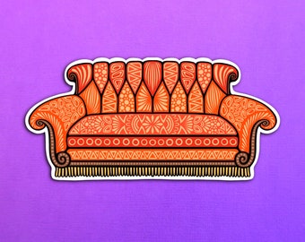 Friends Couch Sticker (WATERPROOF)
