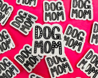 Mini Dog Mom Sticker (WATERPROOF)